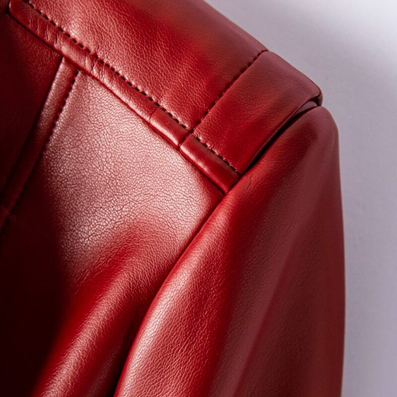 Hellena Leather Jacket - By Qivii