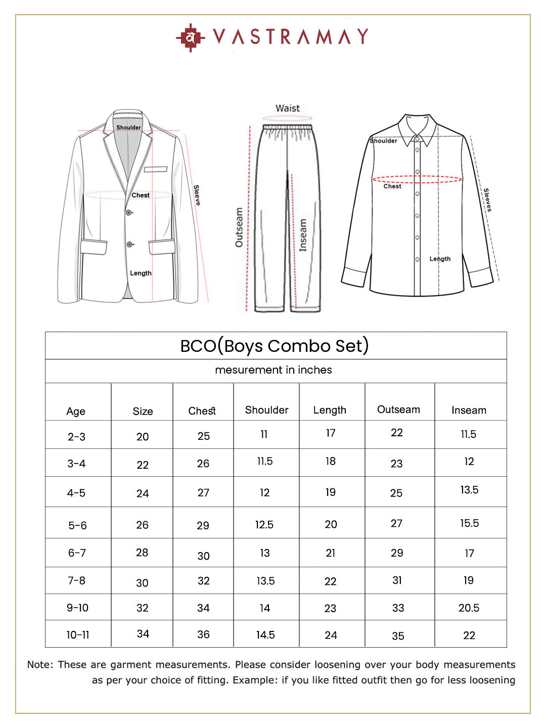 VASTRAMAY Boys' White And Gray Shirt Blazer Waist Coat And Pant - qivii