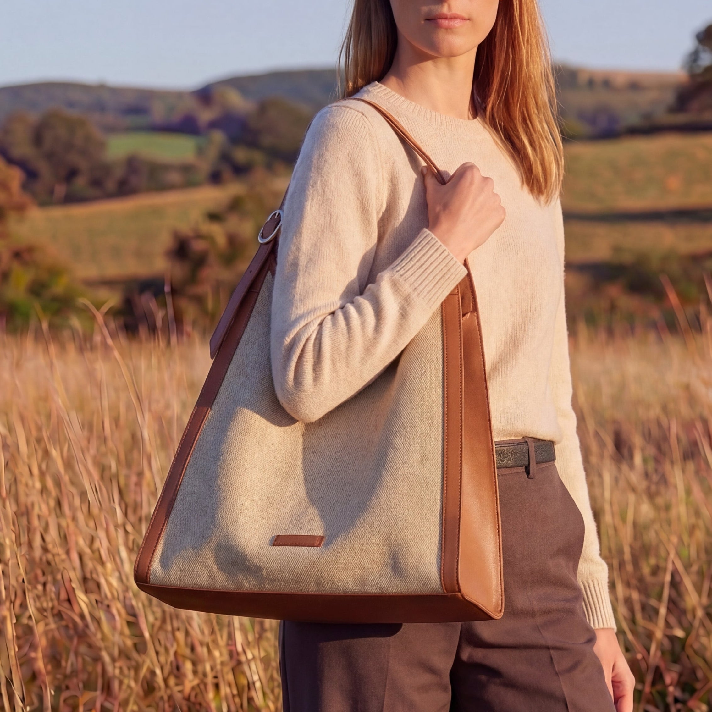Qasira Shoulder Bag in Pure Leather - By Qivii