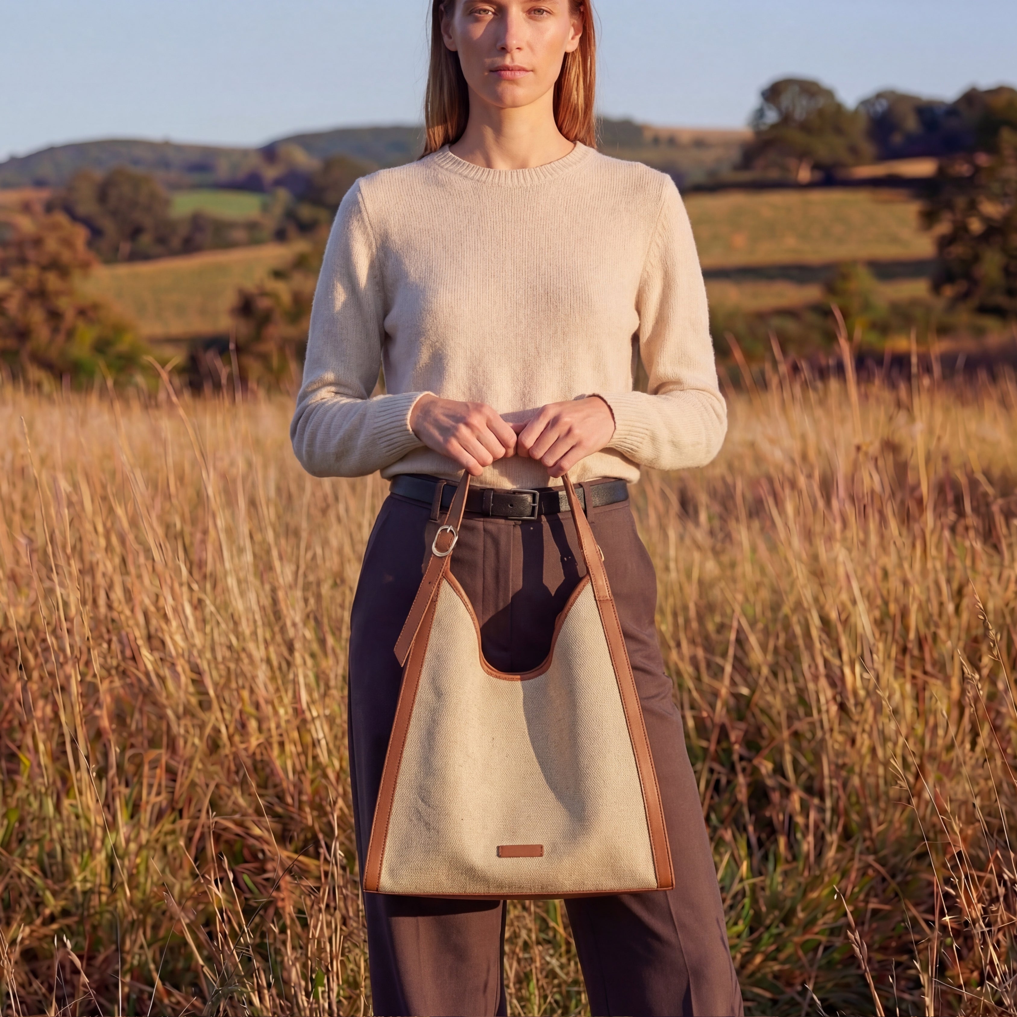 Qasira Shoulder Bag in Pure Leather - By Qivii
