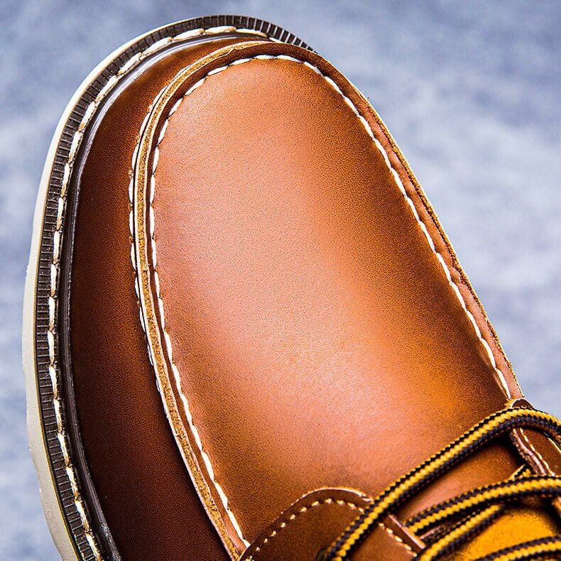 Marcelo Retro Leather Shoes - By Qivii