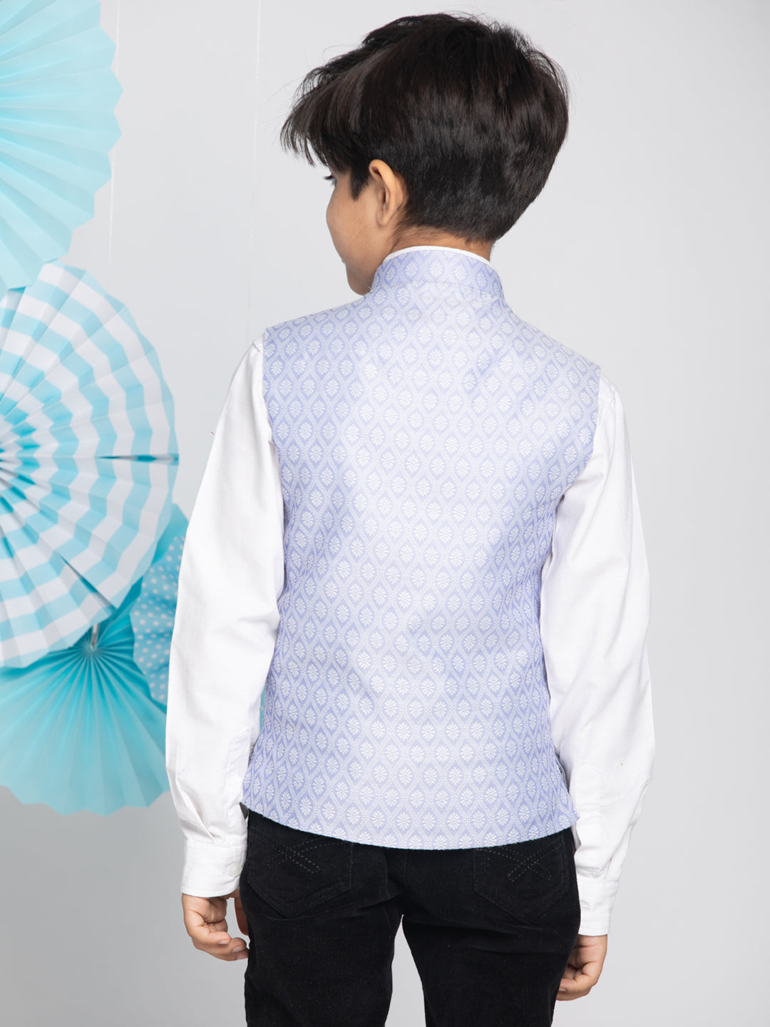 Vastramay Boys Lavender Nehru Jacket - qivii