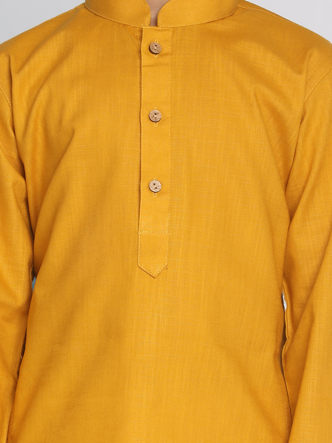 VASTRAMAY Boys Mustard Kurta - qivii