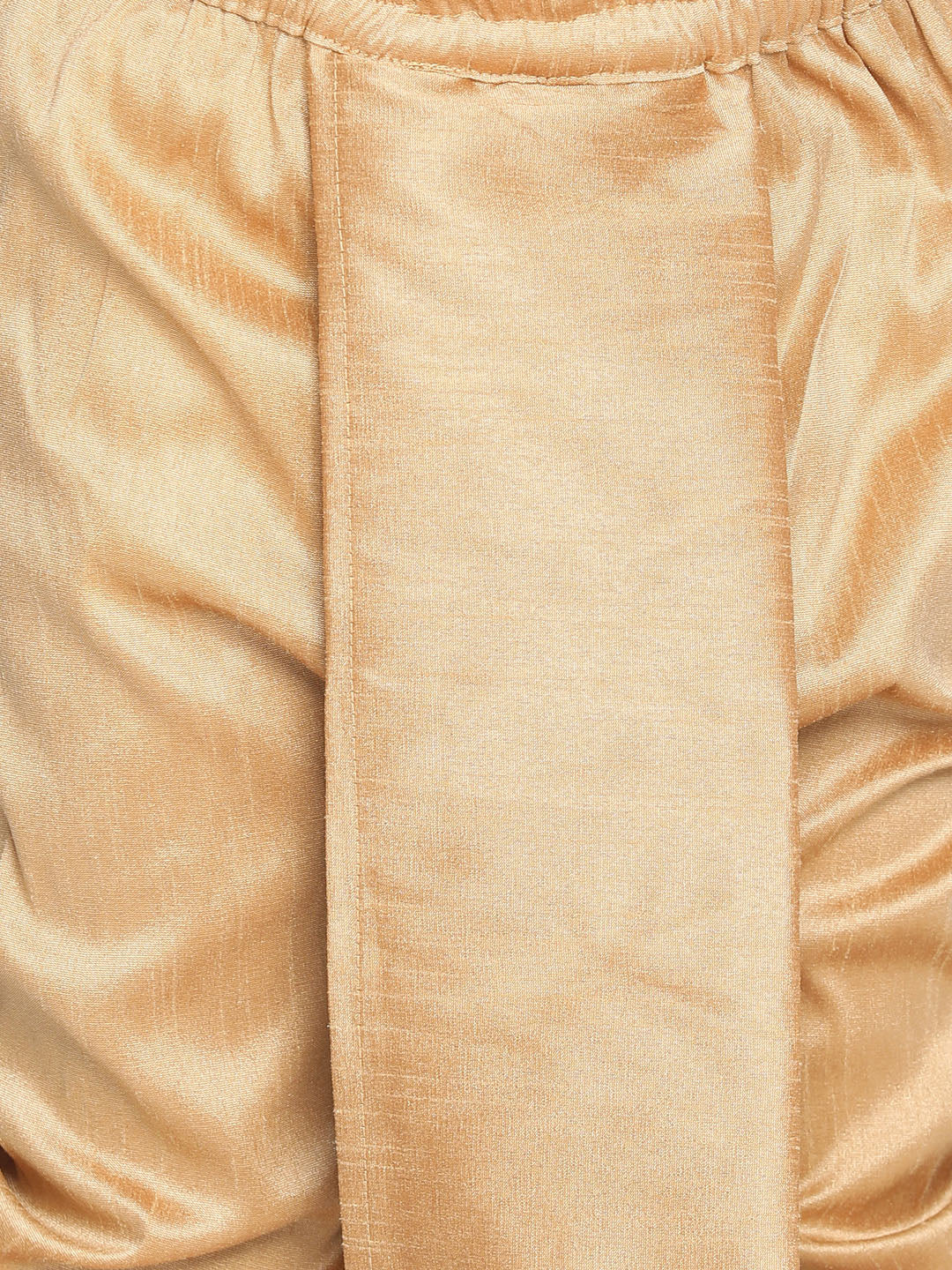 VASTRAMAY Boys' Maroon And Rose Gold Kurta and Dhoti Set - qivii