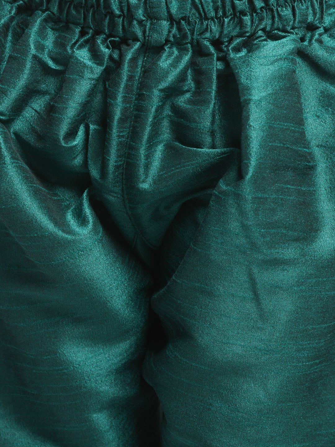 Vastramay Boys' Green Jacket Style Kurta And Green Pyjama Set - qivii