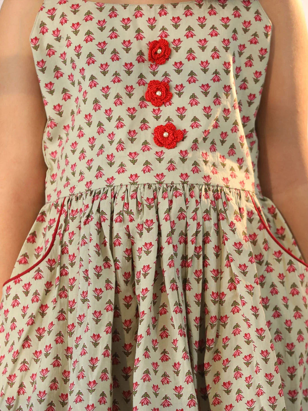 Girl's' Mint Green Dress