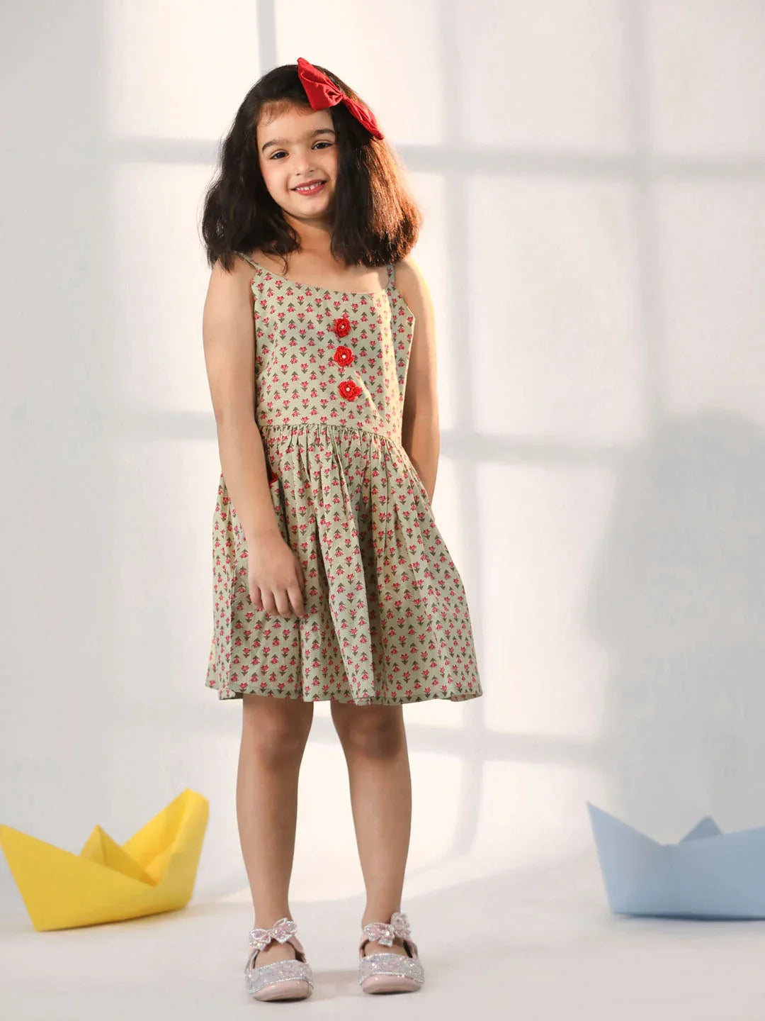 Girl's' Mint Green Dress