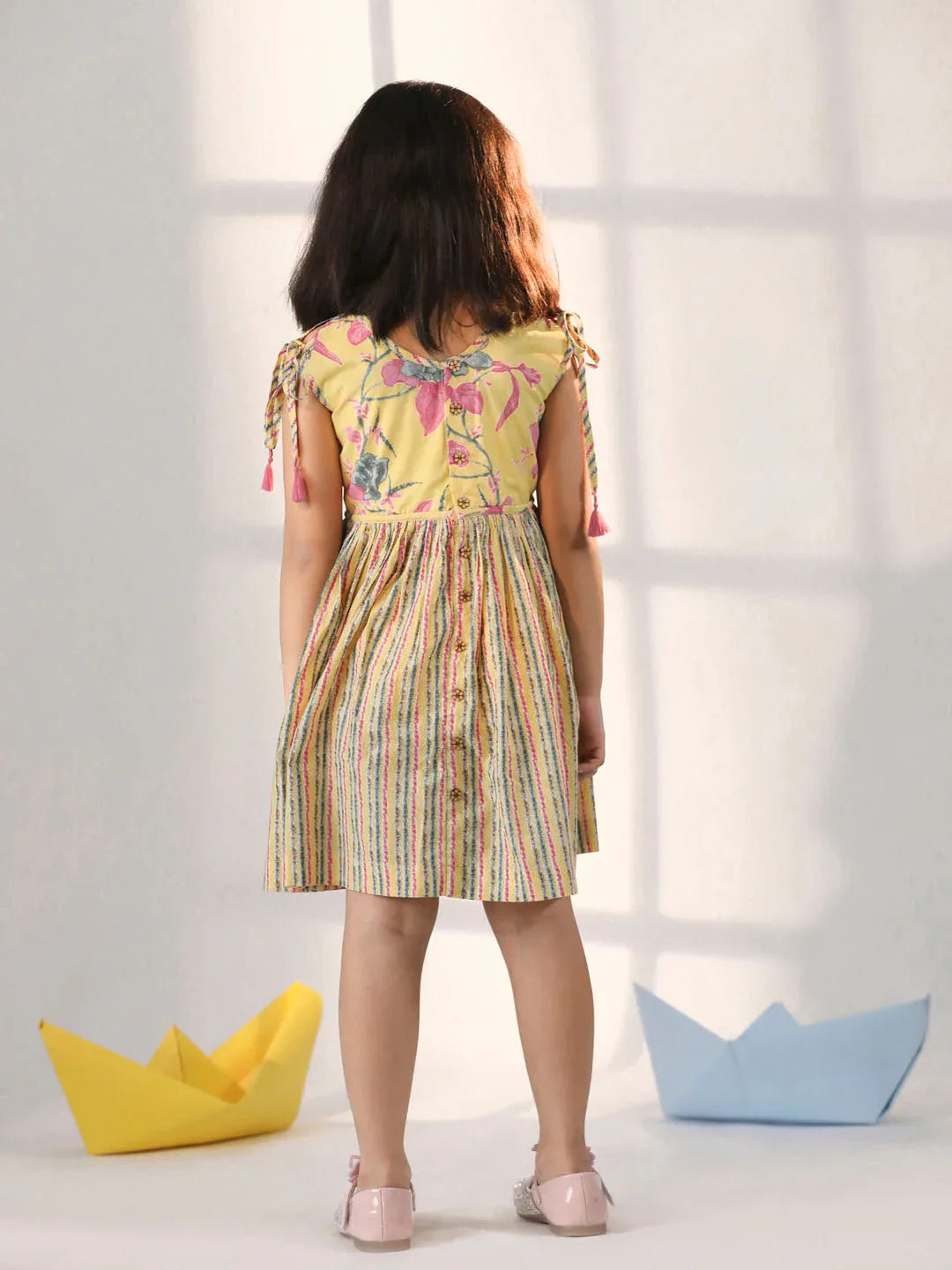 Girl's' Yellow Dress