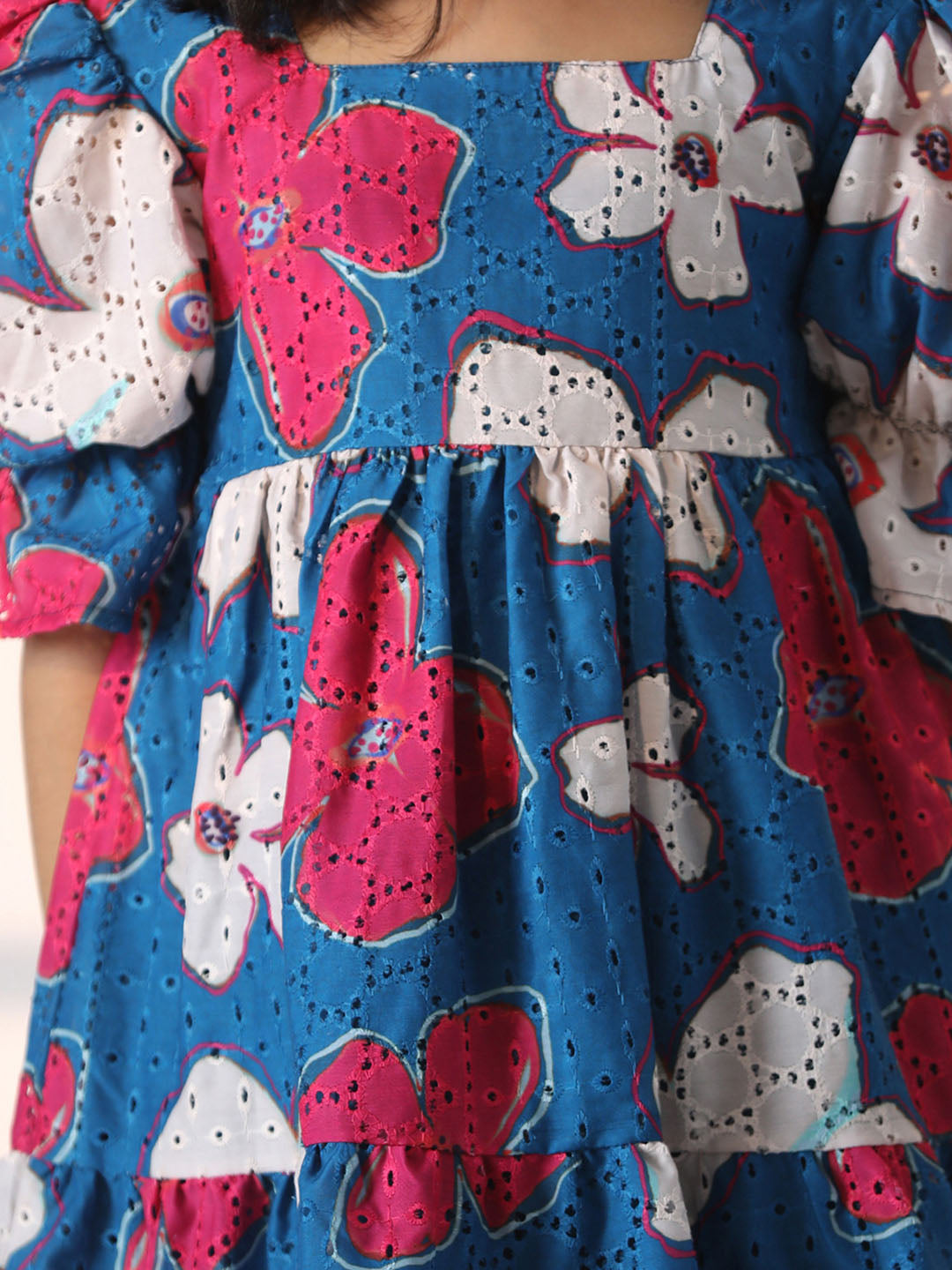 VASTRAMAY Girls' Blue Dress - qivii