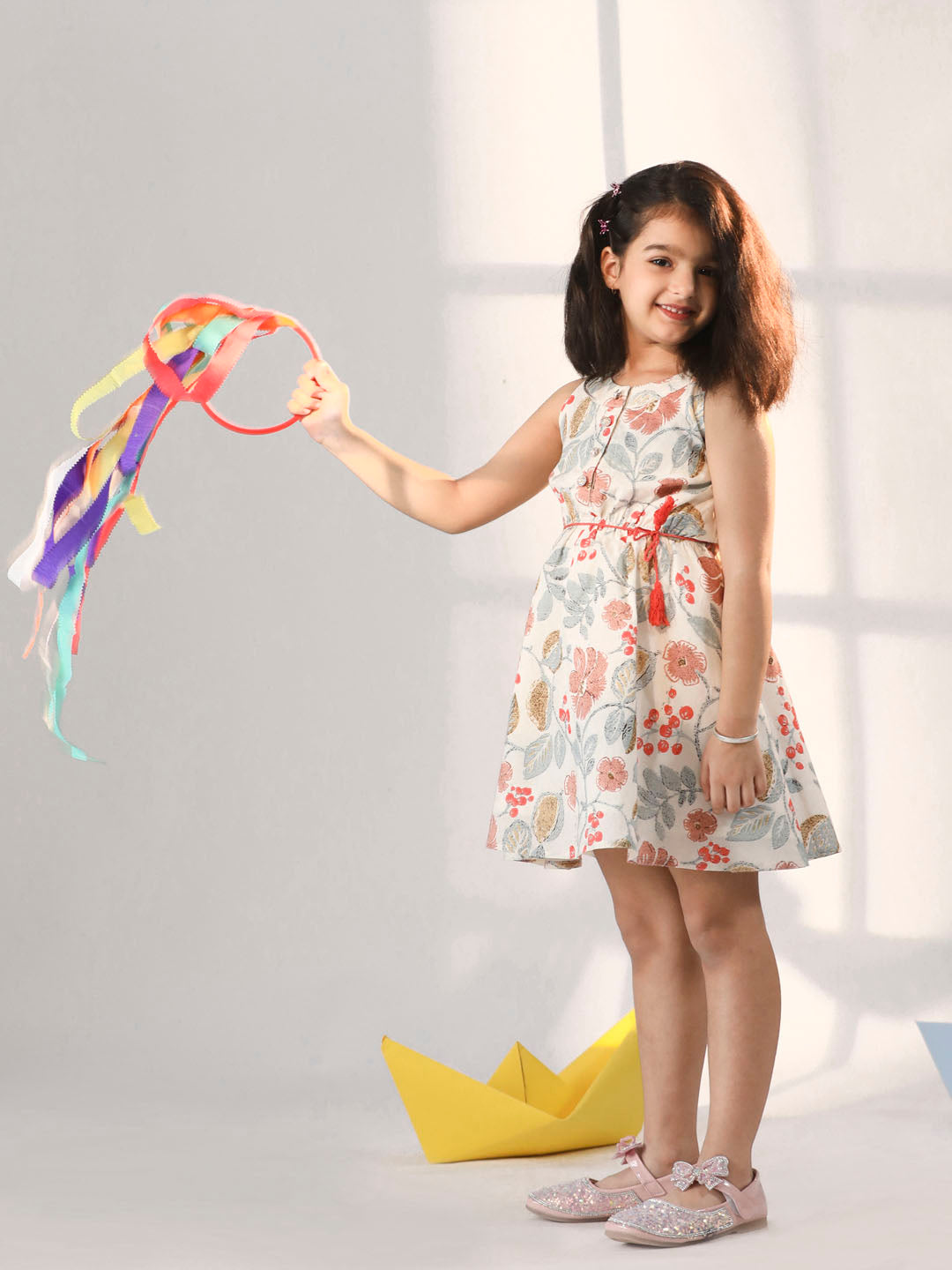 VASTRAMAY Girls' Multi Color Dress - qivii