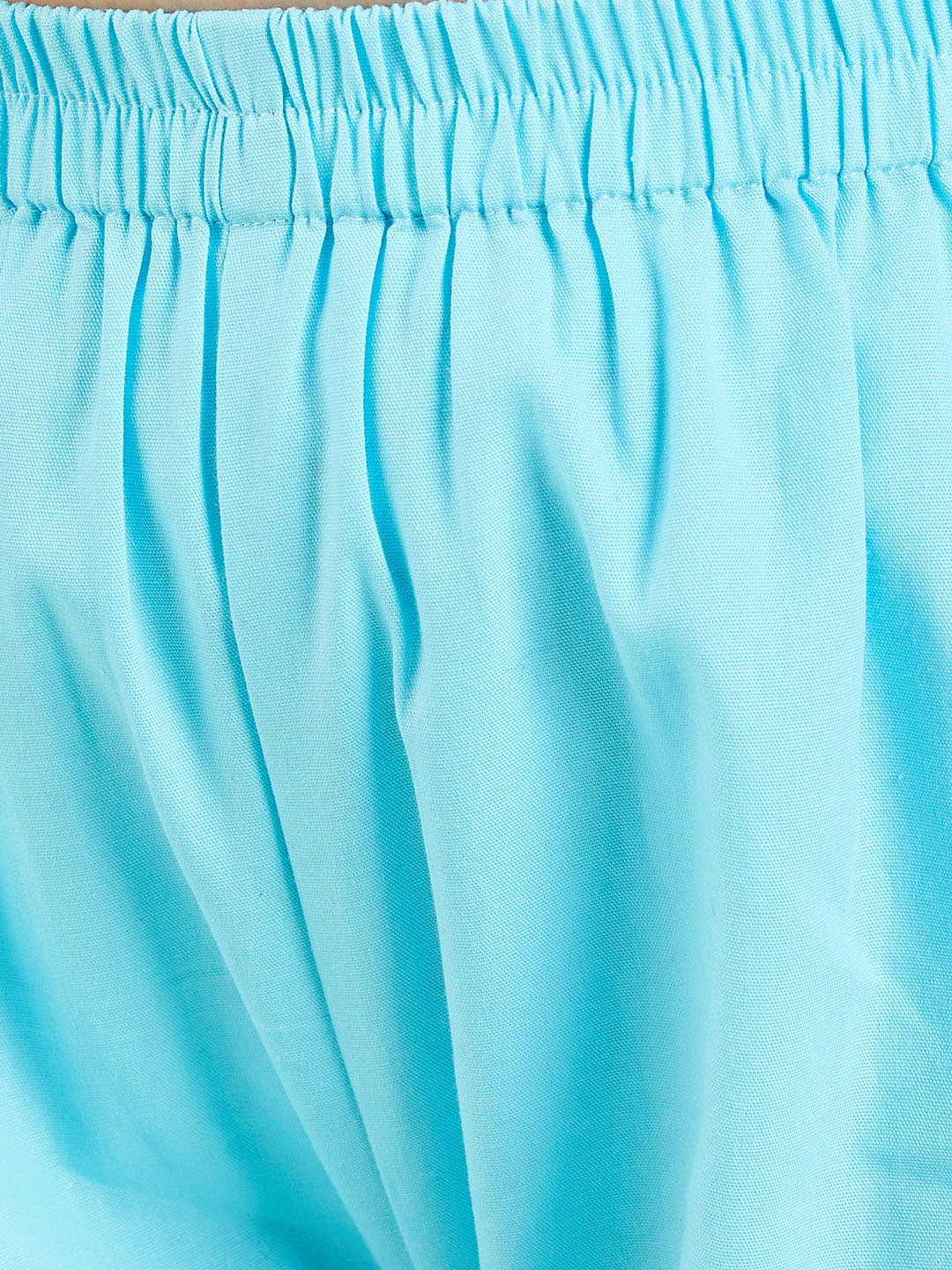 VASTRAMAY Girls Yellow Ikkat Print Sarara Set - qivii