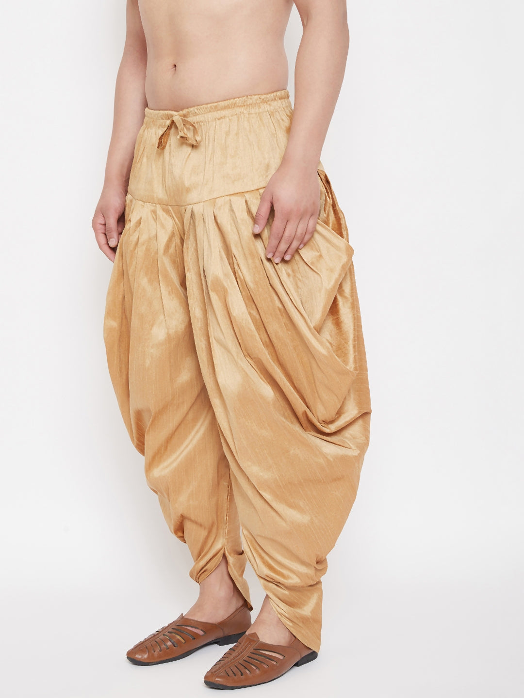 Men's Rose Gold Dhoti Pants