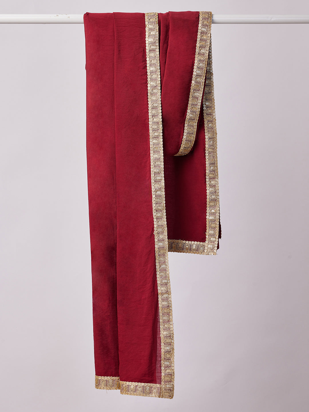 Men's Maroon Dupatta
