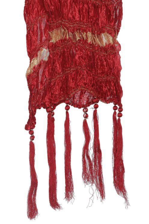 VASTRAMAY Men's Maroon Viscose Dupatta