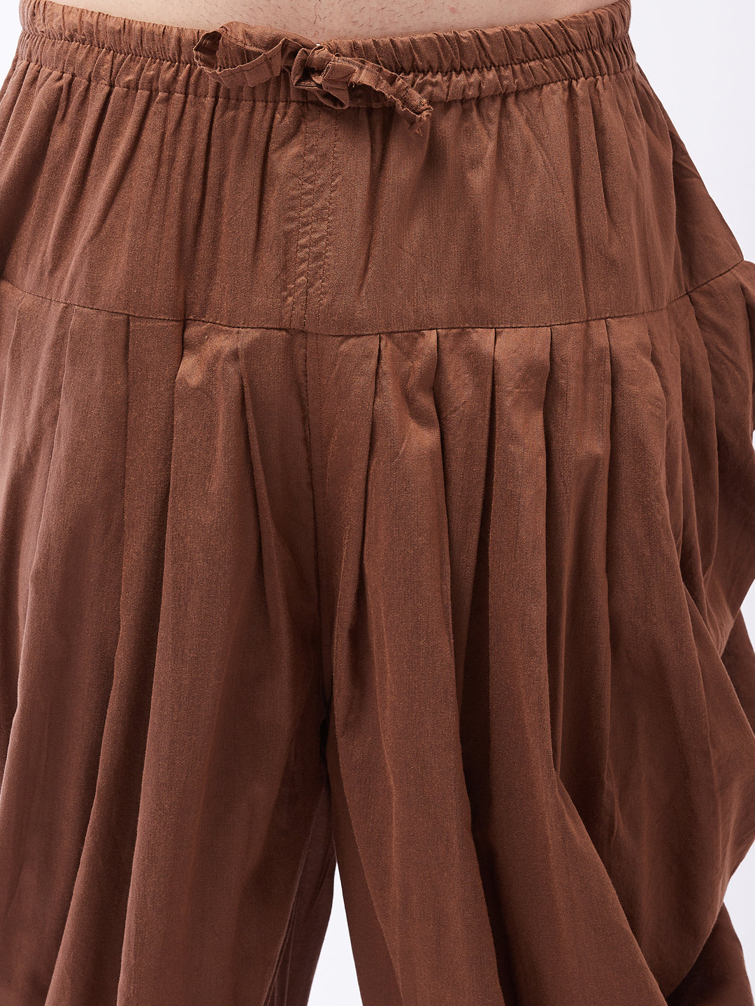 Men's Beige, Grey And Coffee Brown Silk Blend Sherwani Set