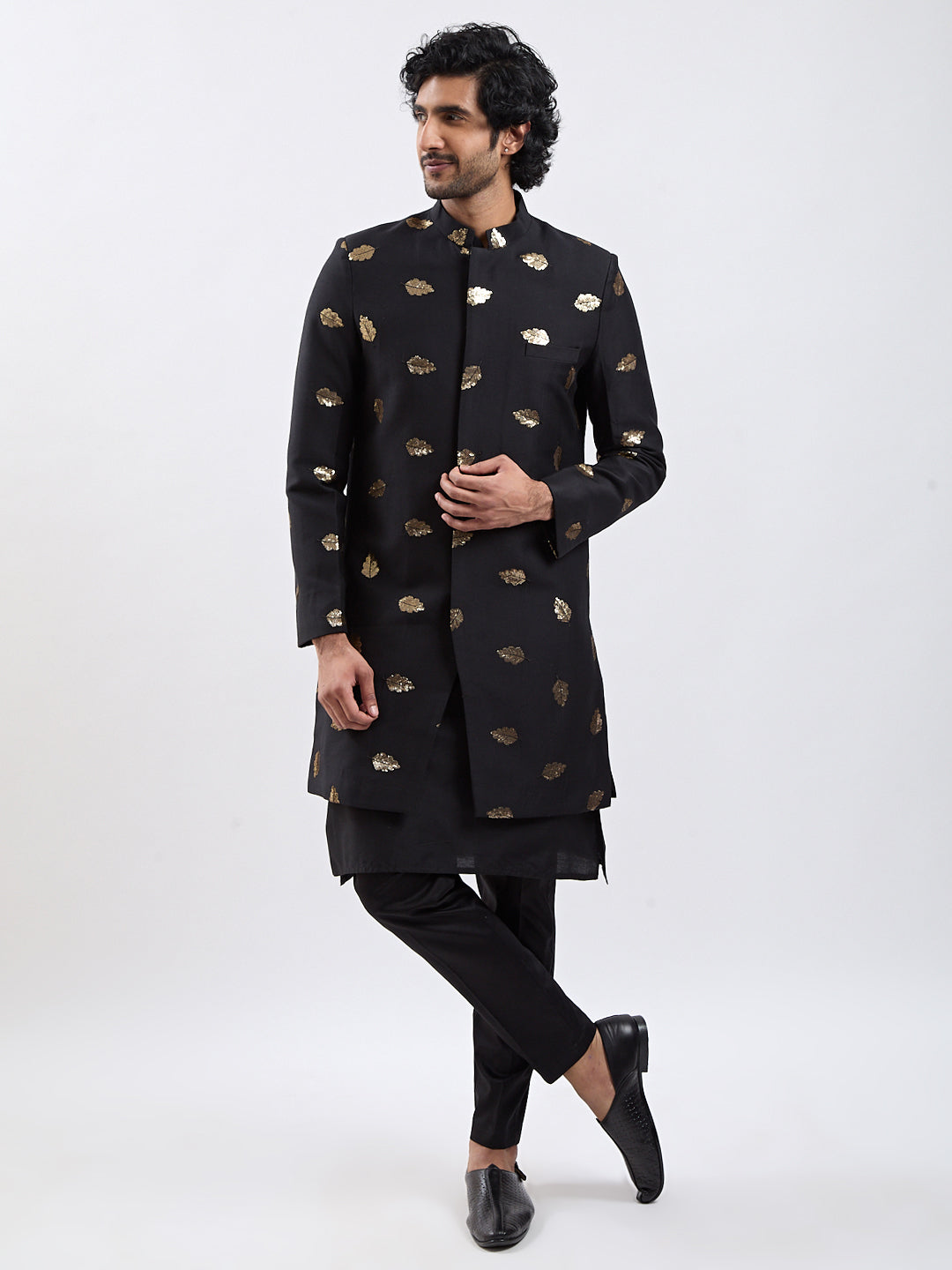 Men's Viscose Sherwani Set