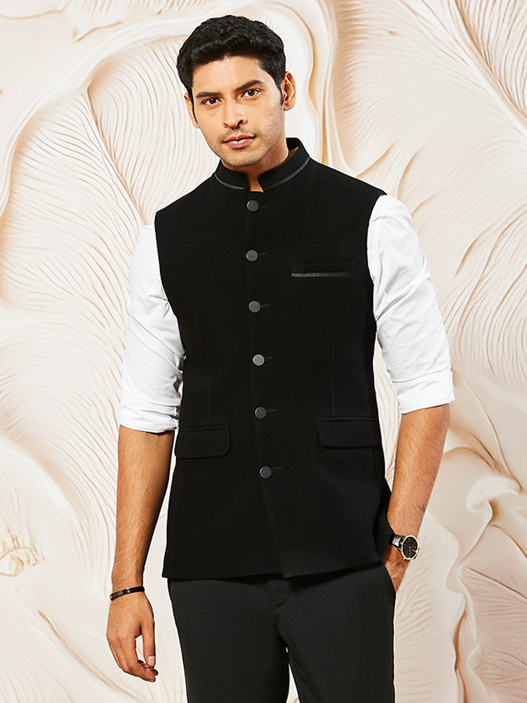Men's Black - Nehru Jacket