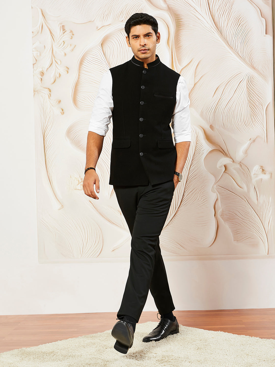 Men's Black - Nehru Jacket