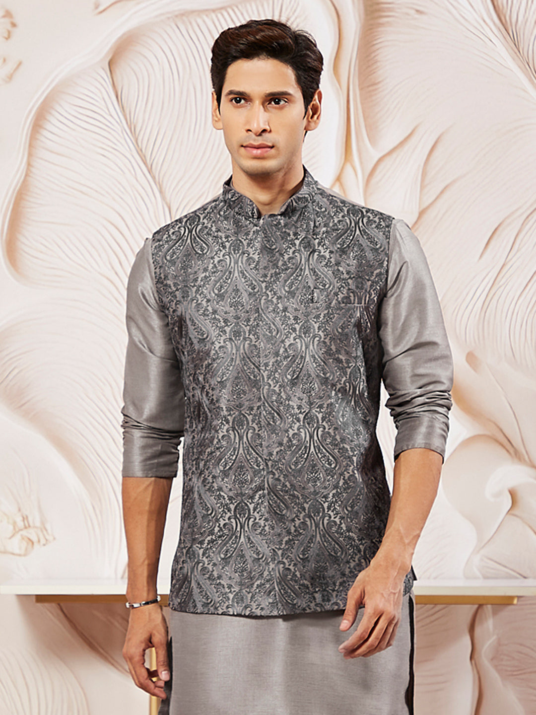 Men's Gray - Nehru Jacket