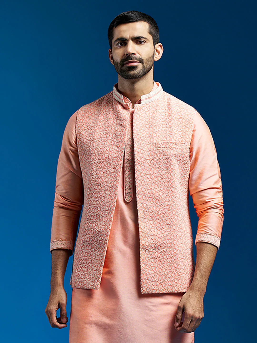 Men's Pink - Nehru Jacket