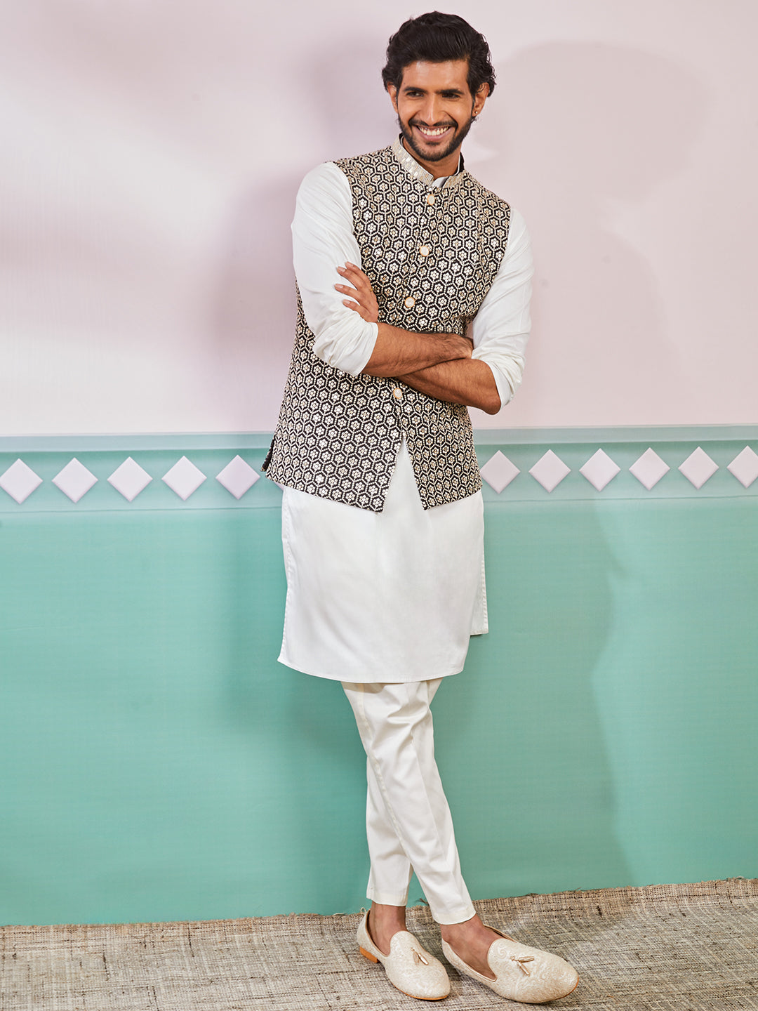 Men's Black - Nehru Jacket