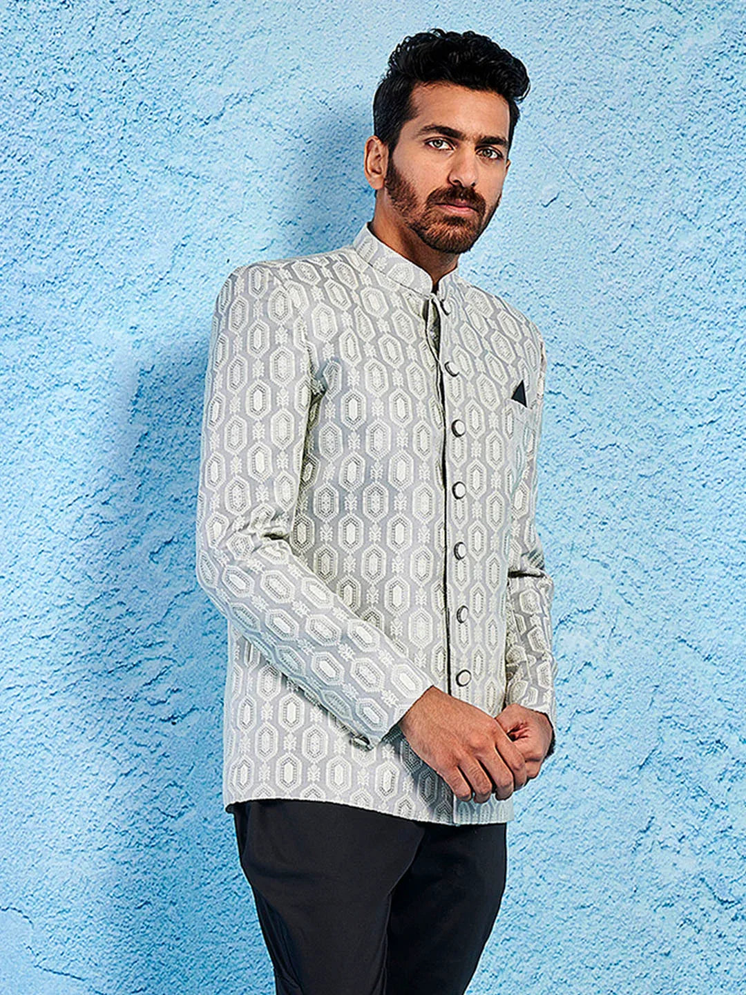 Men's Grey - Jodhpuri
