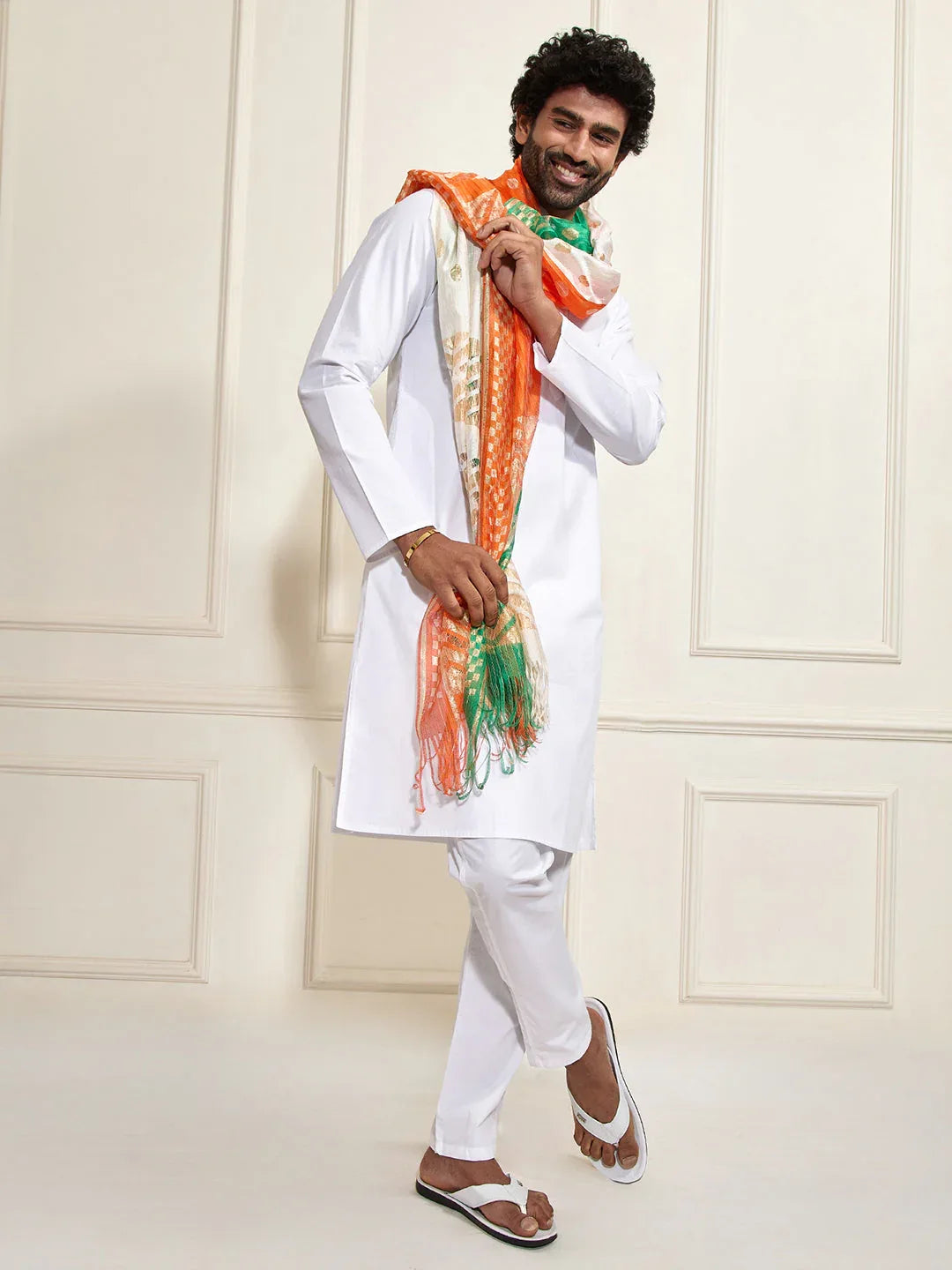 Kurta And Pyjama And Dupatta Set