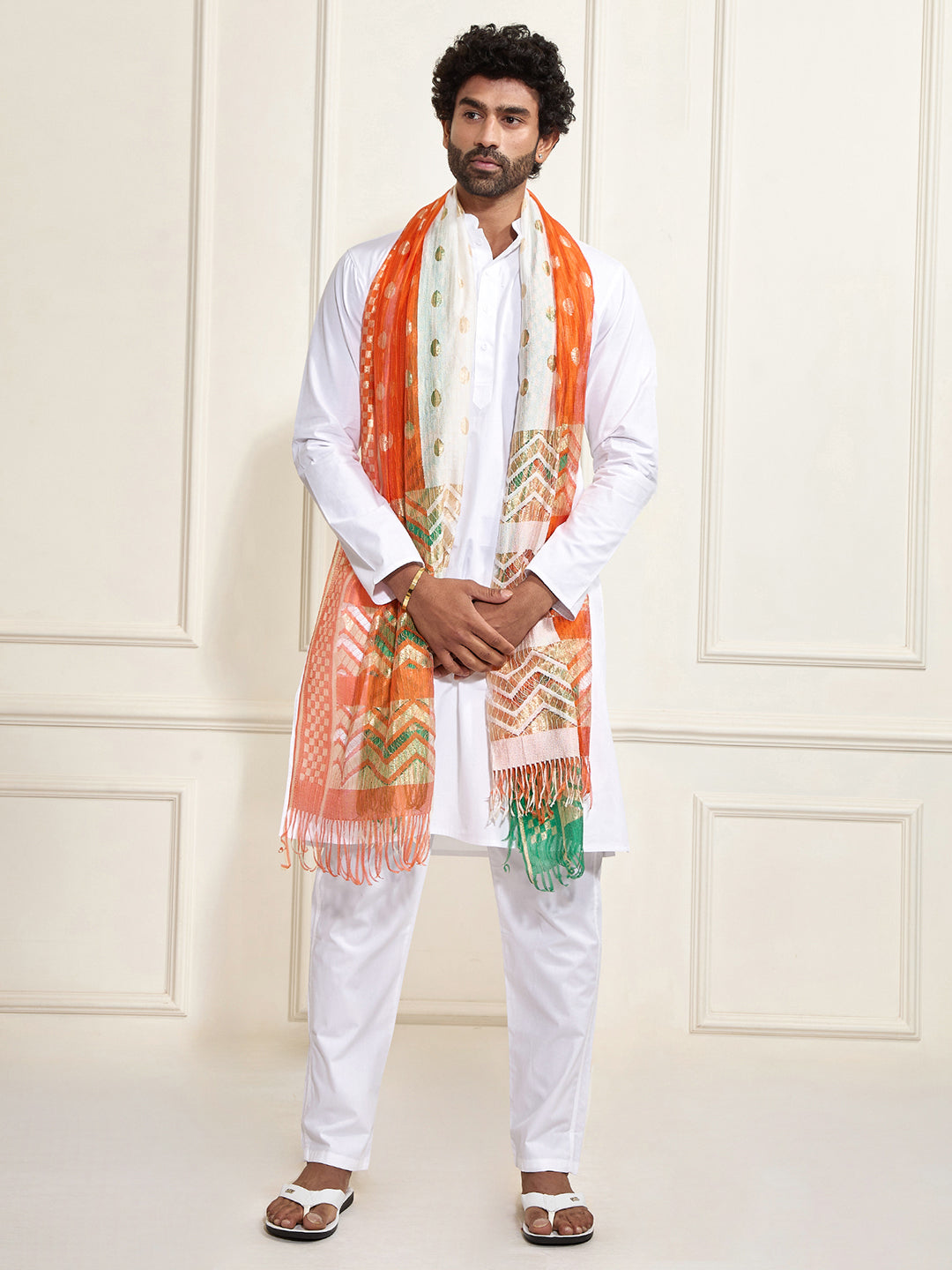 Kurta And Pyjama And Dupatta Set