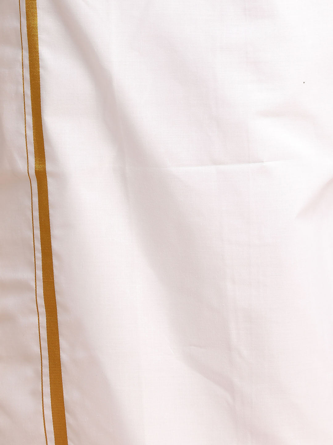 Men's Black Cotton Kurta And Mundu Set