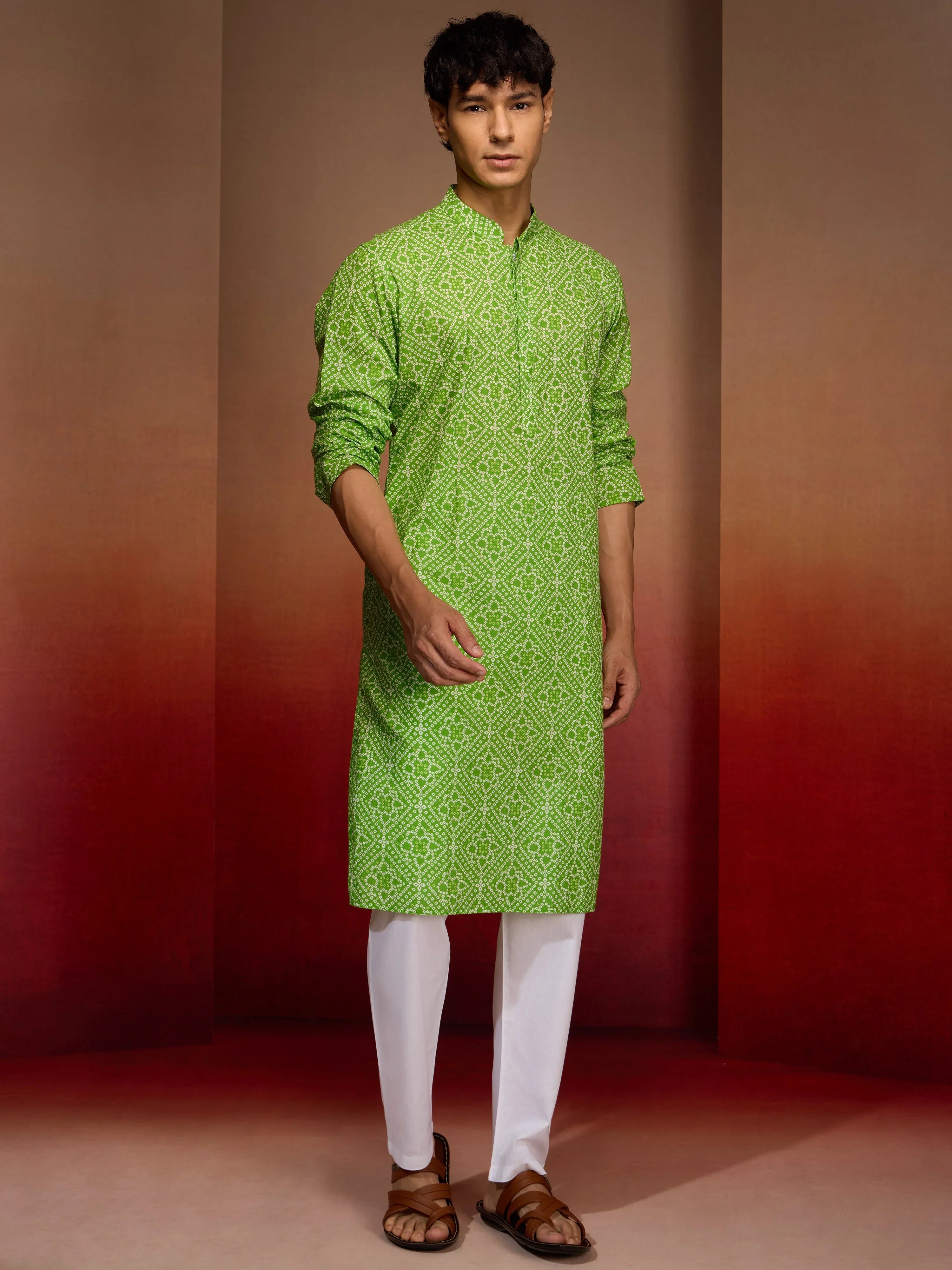 Men's White Cotton Pyjamas