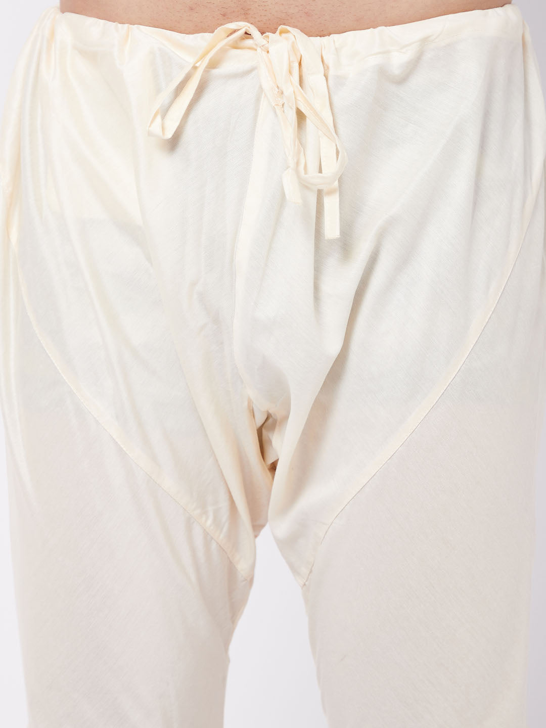 Men's Cream Viscose Pyjama