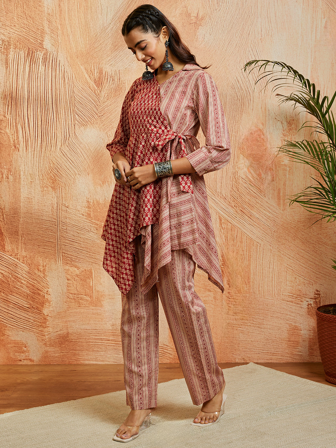 Women's Rust Co Ords Set - qivii