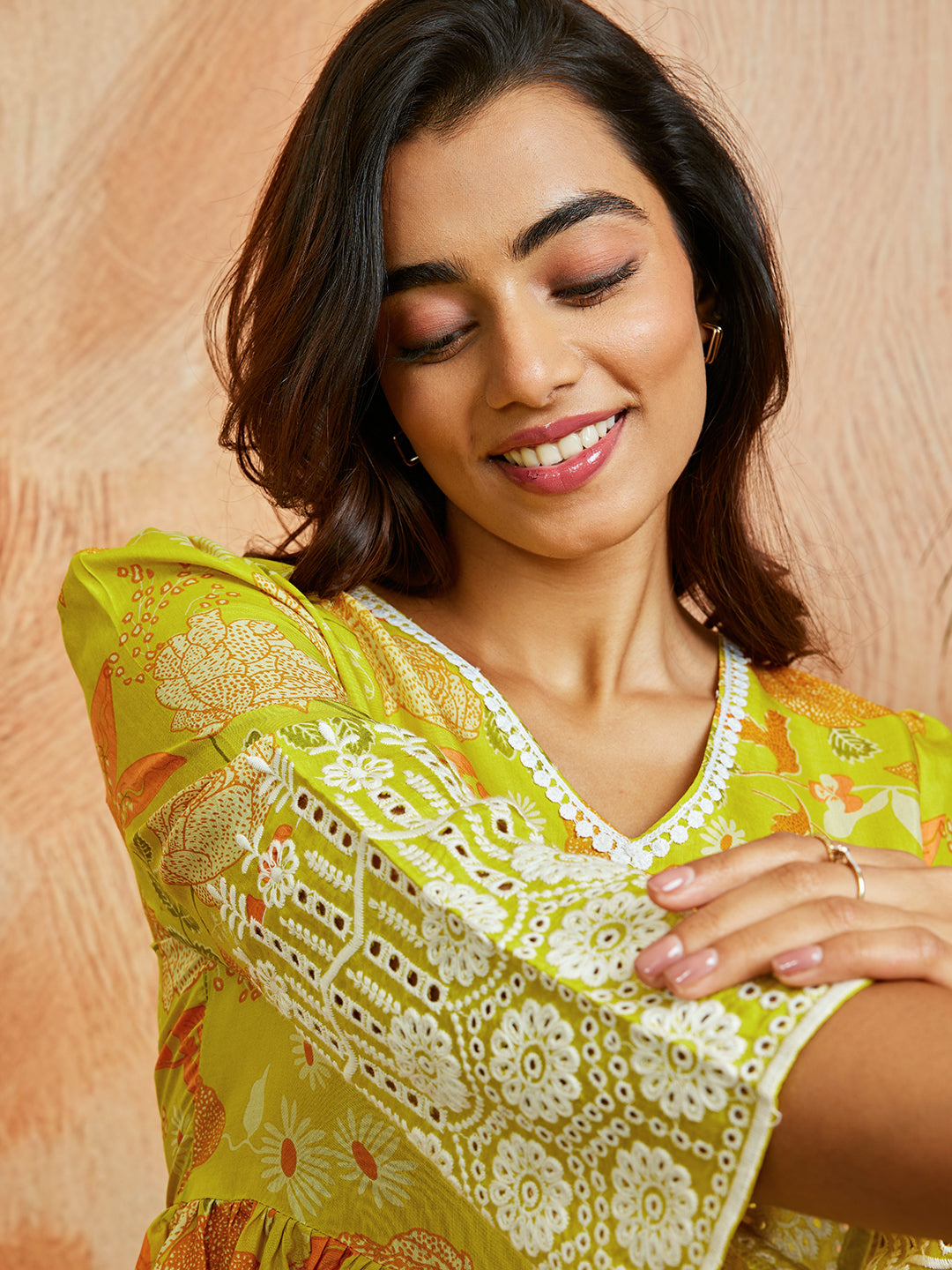 Women's Pista Green Co Ords Set