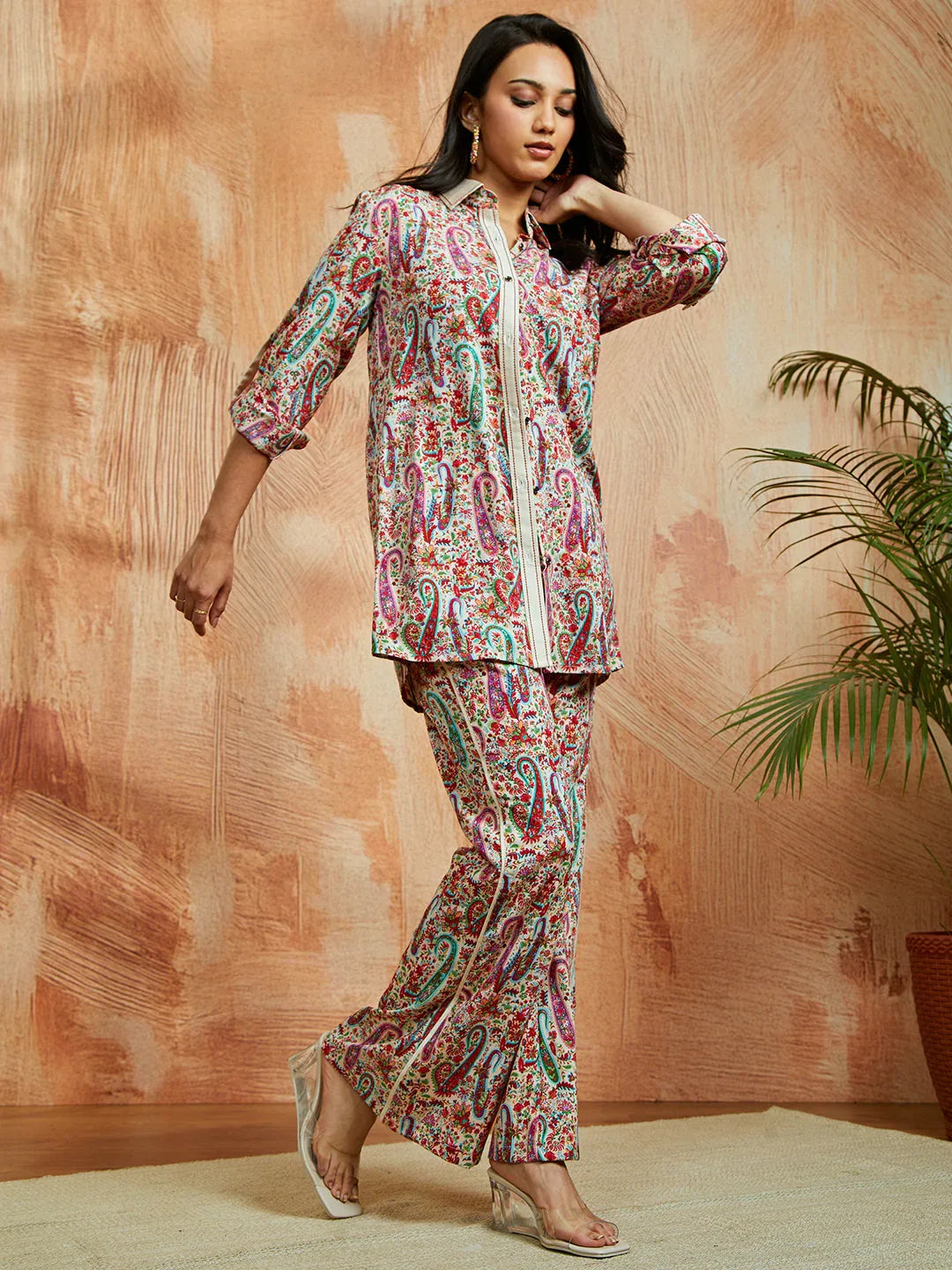 Women's Cream Co Ords Set