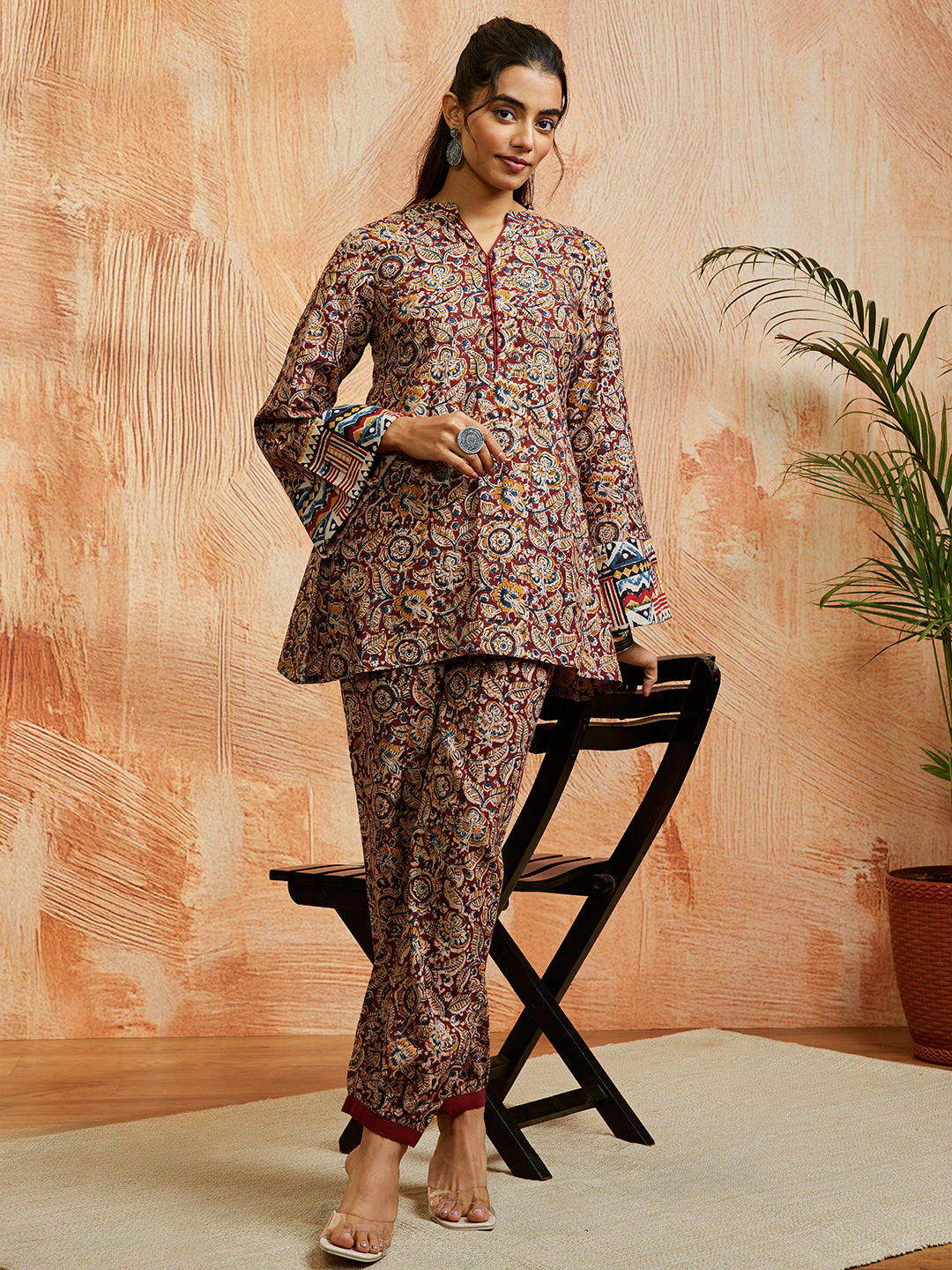 Women's Rust Co Ords Set - qivii