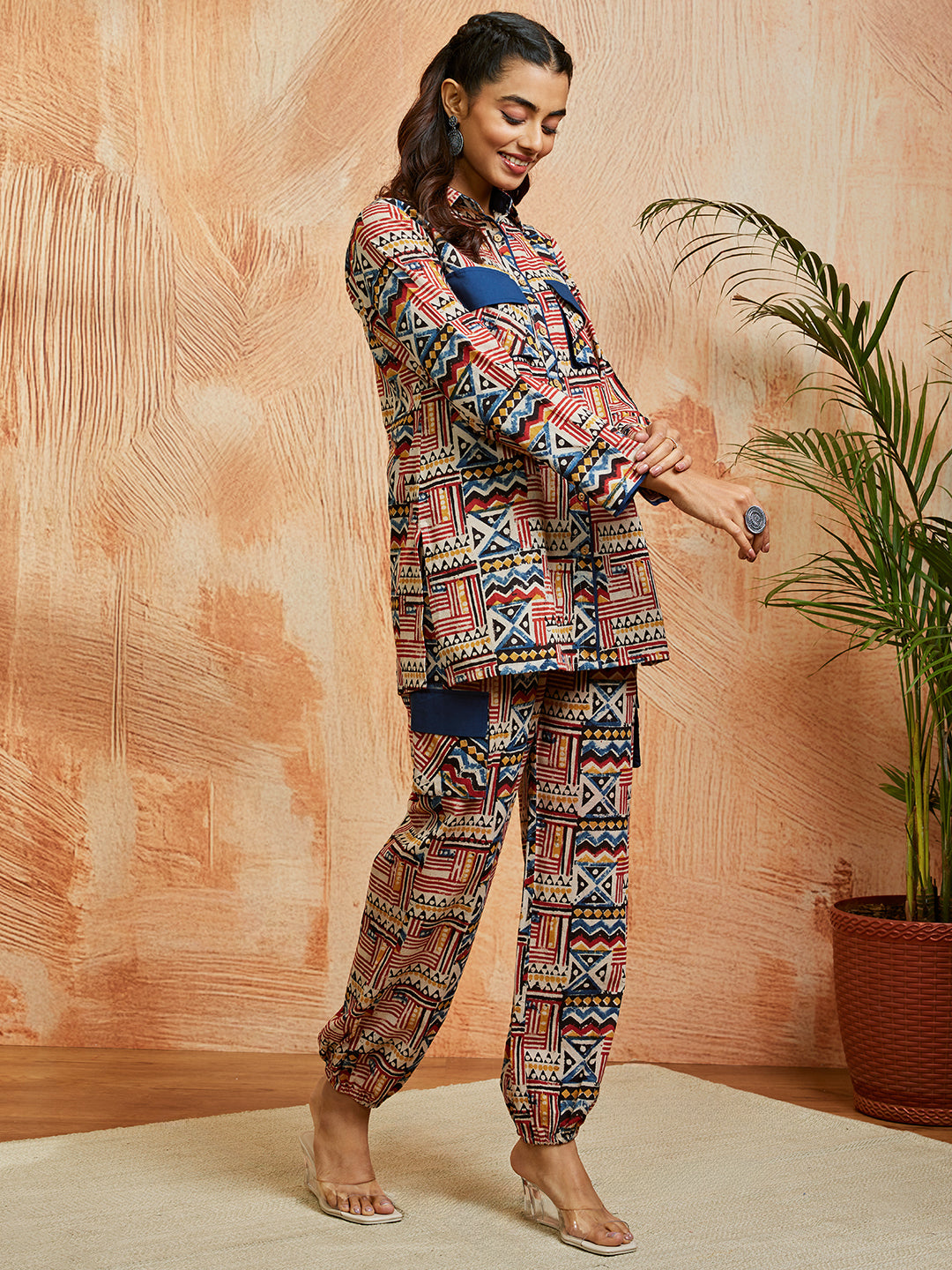 Women's Blue Co Ords Set - qivii