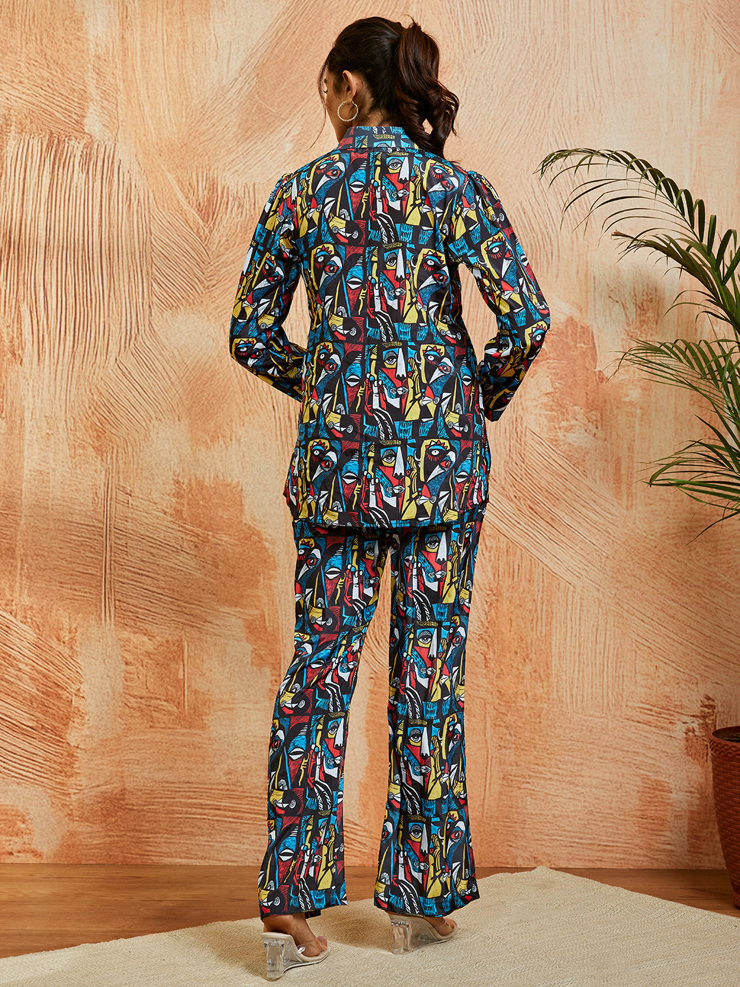 Women's Black Co Ords Set - qivii