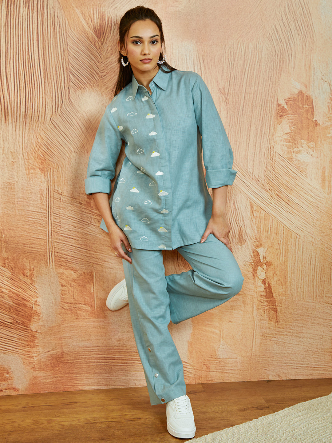 Women's Blue Co Ords Set