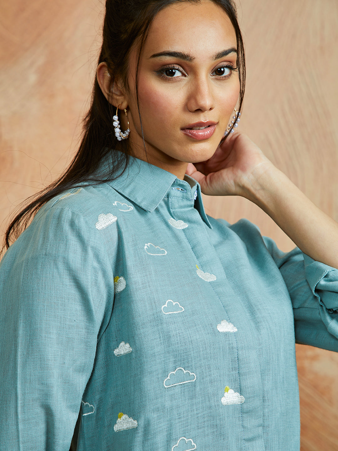 Women's Blue Co Ords Set - qivii