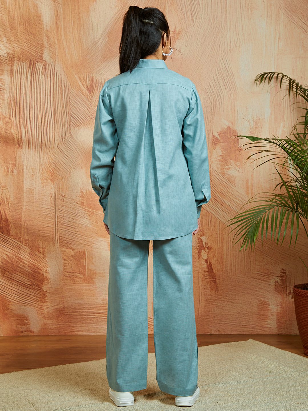 Women's Blue Co Ords Set - qivii