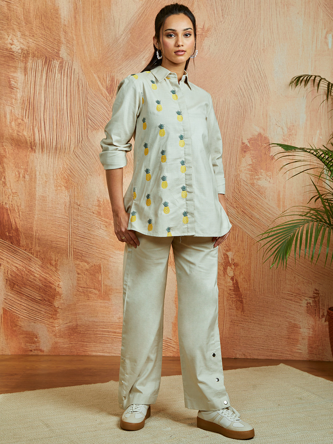 Women's Cream Co Ords Set