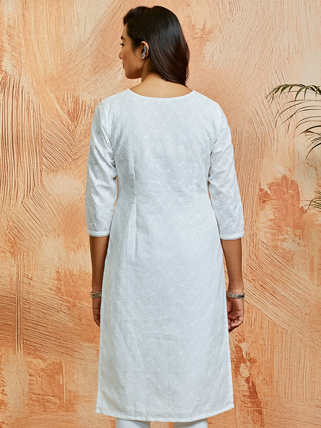 Women's White Only Kurta