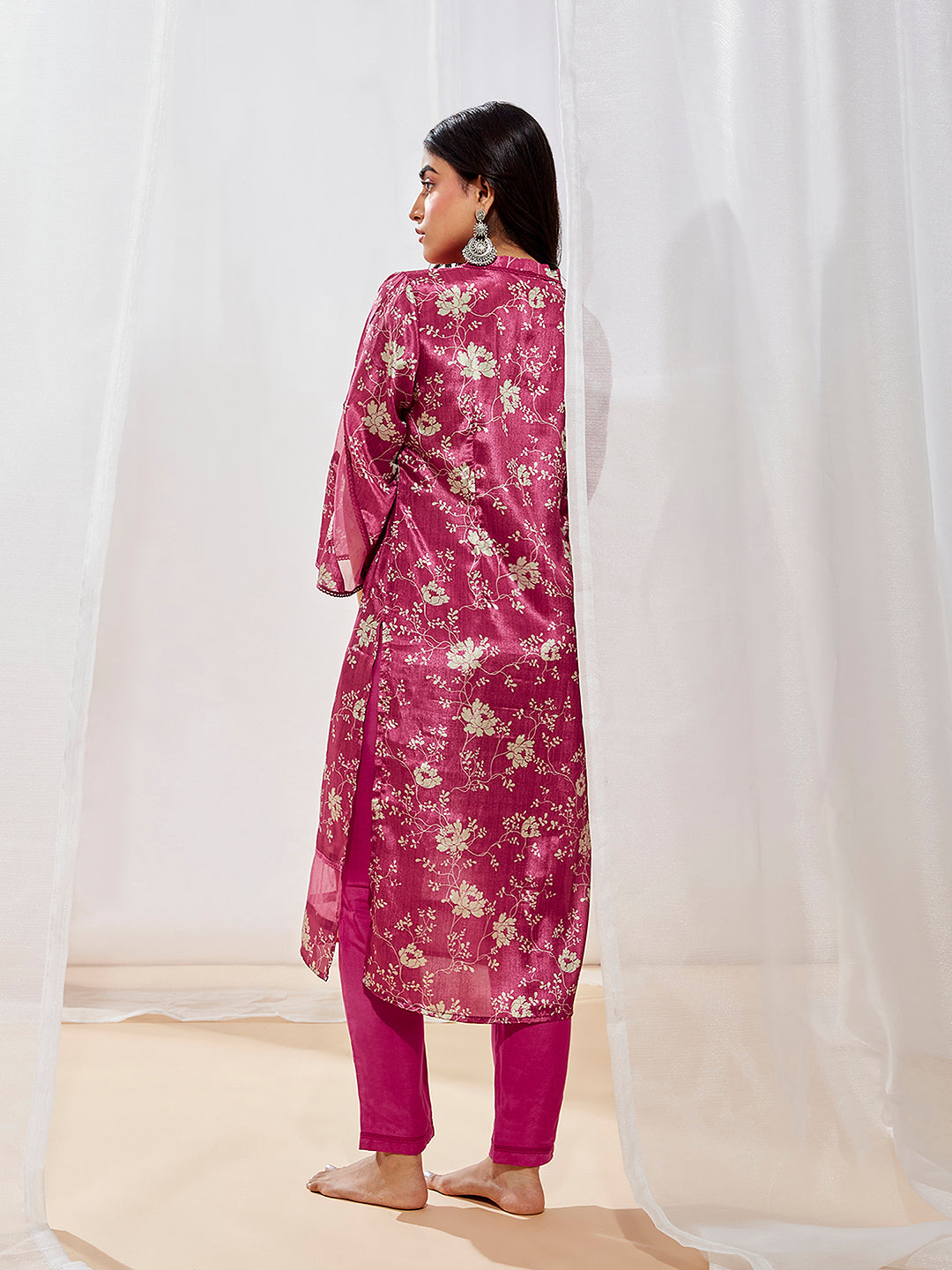 Women's Pink Kurta Set