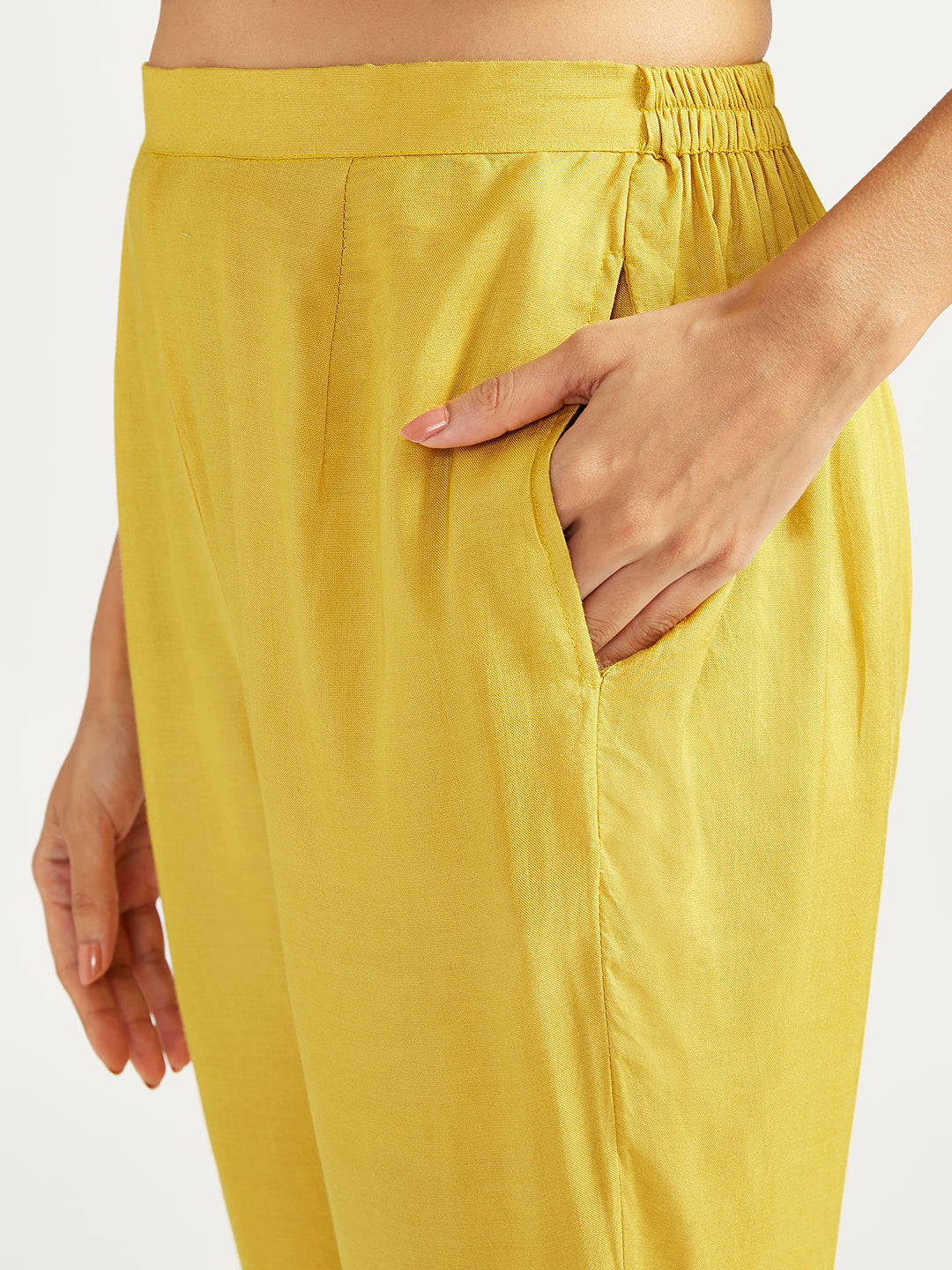 Women's Yellow Kurta Set