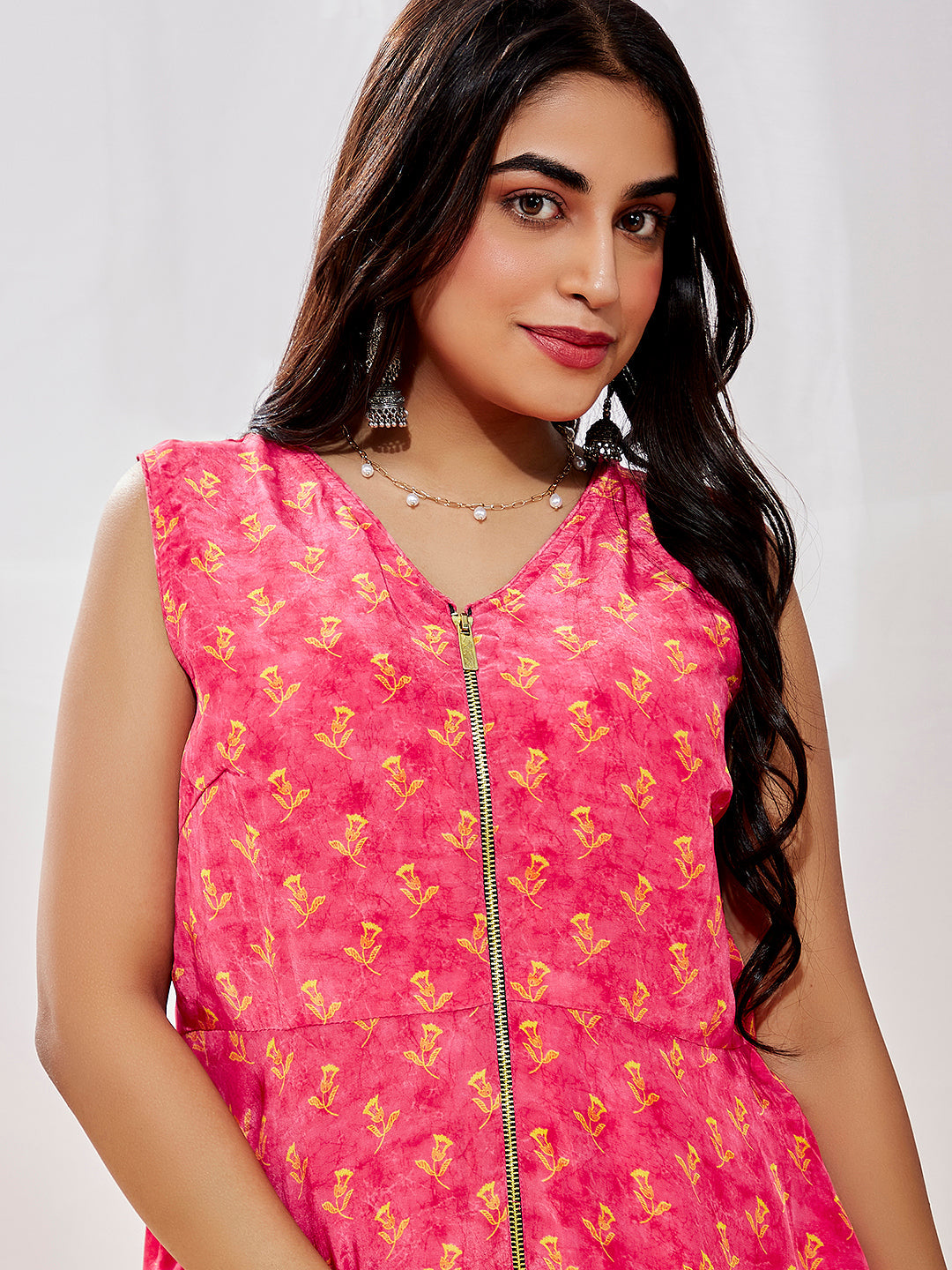 Women's Pink Kurta Set
