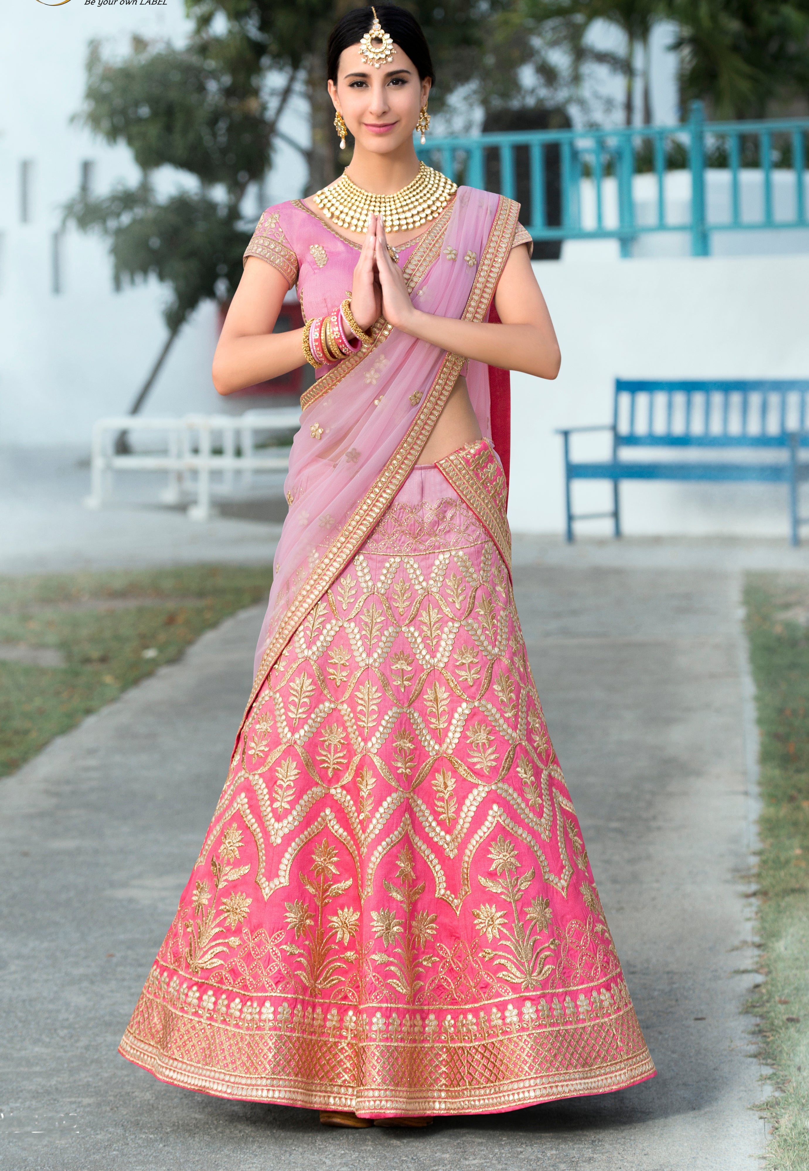 Royal Elegance: A Gota Patti Masterpiece Lehenga - qivii