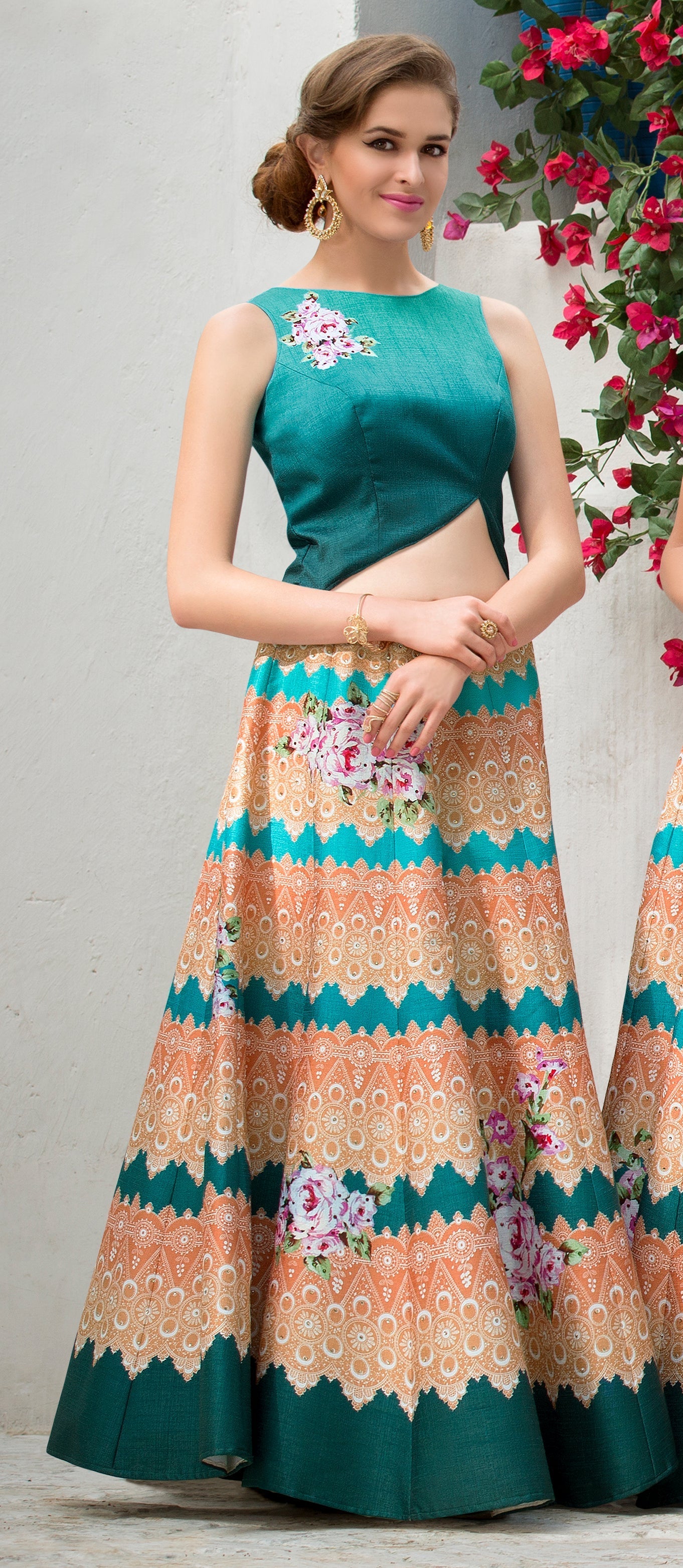 Silk Dreams: A Tussar Silk Gown with Ethereal Beauty - qivii