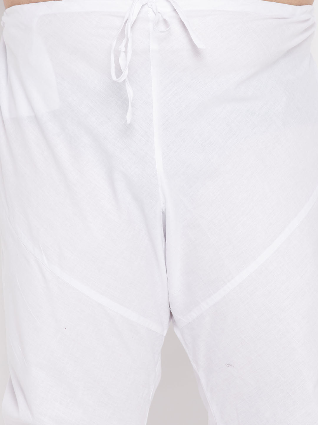 Men's Plus Size Beige Solid Jacket With Mint Green Solid Kurta And White Pyjama Set