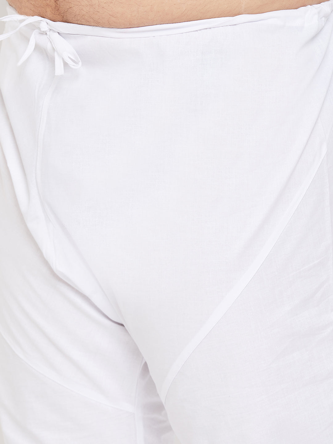 Men's Plus Size Peach Cotton Kurta And Pyjama Set