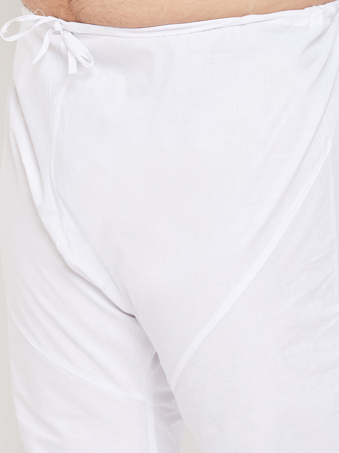 Men's Plus Size Maroon Cotton Kurta And Pyjama Set